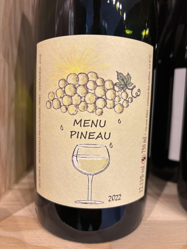 Menu pineau - Fontanel Frères - Didier Fontanel -2022
