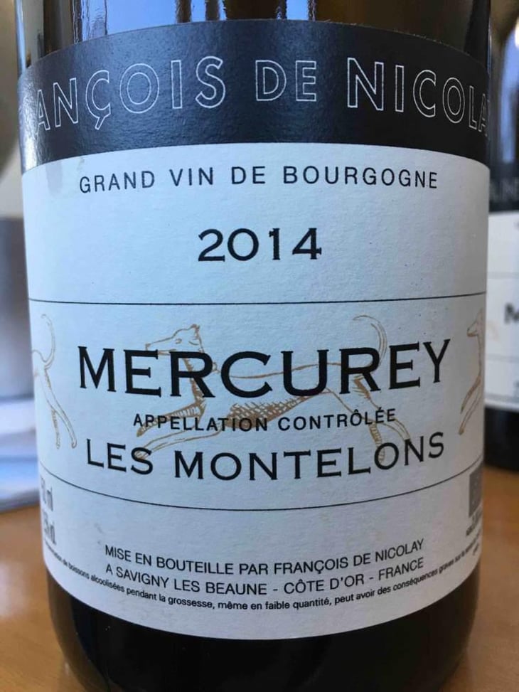 Mercurey "Les Montelons" - Maison François de Nicolay - François de Nicolay 