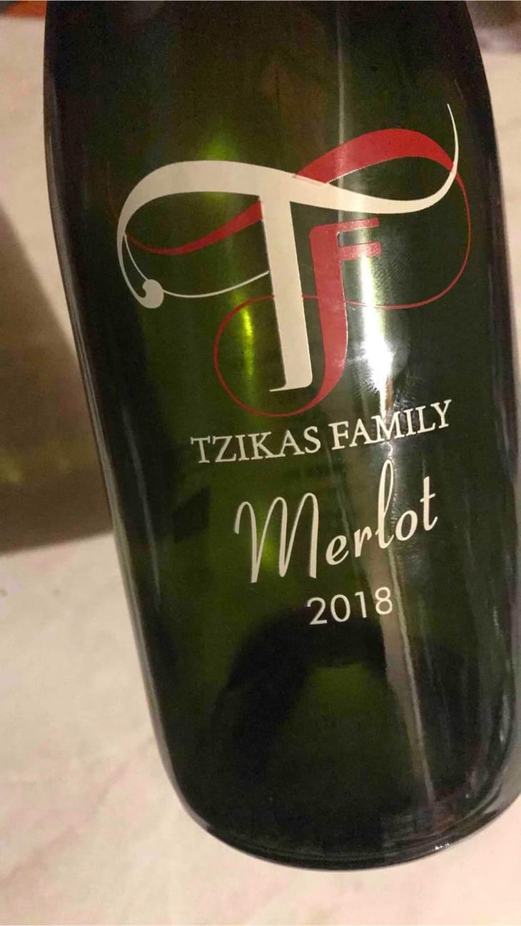 Merlot 2018 - Tzika's Family Halkidiki Greece - Tzika's Family -2018