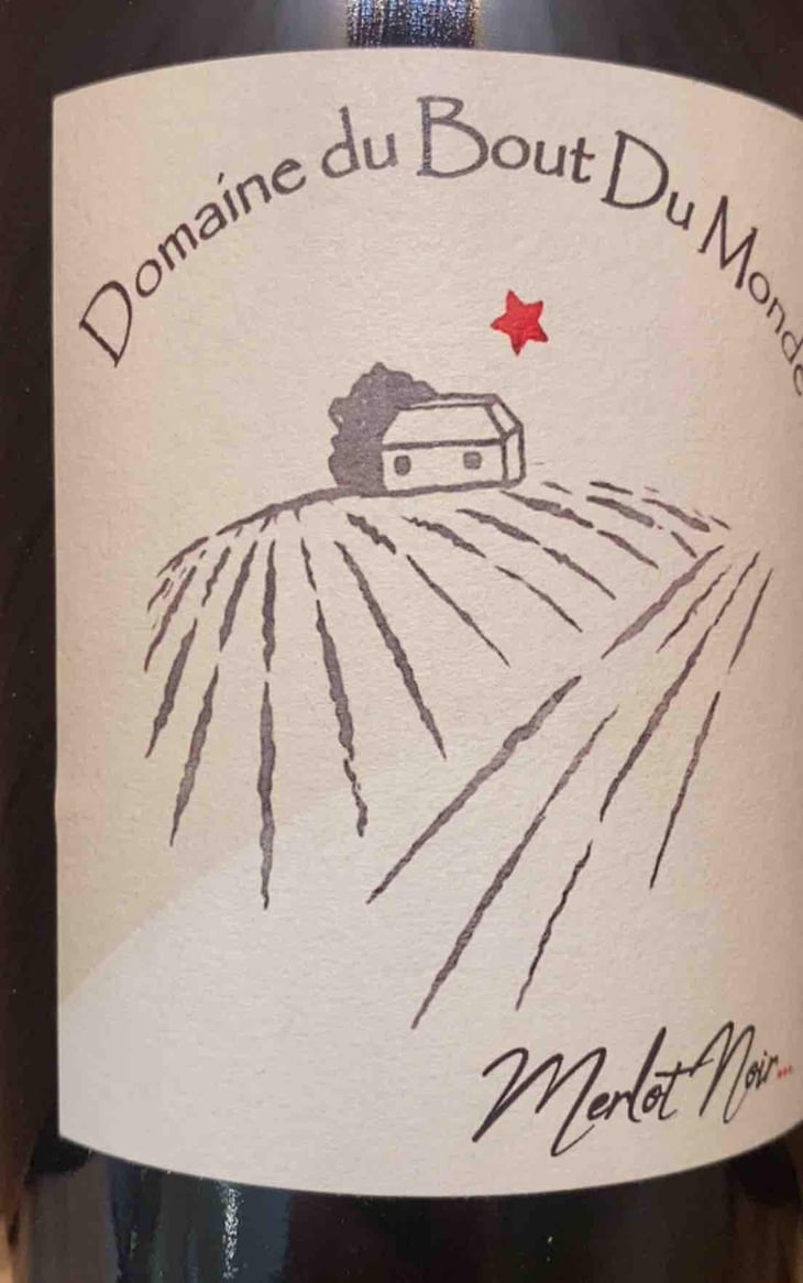 Merlot Noir - Domaine Du Bout Du Monde - Véronique Vialard, Olivier et Bulle Candon 