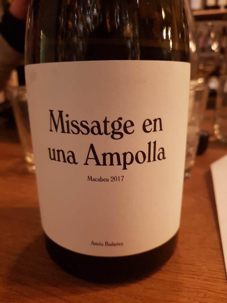 Missatge en una Ampolla - Vinya Oculta - Amós Bañeres 