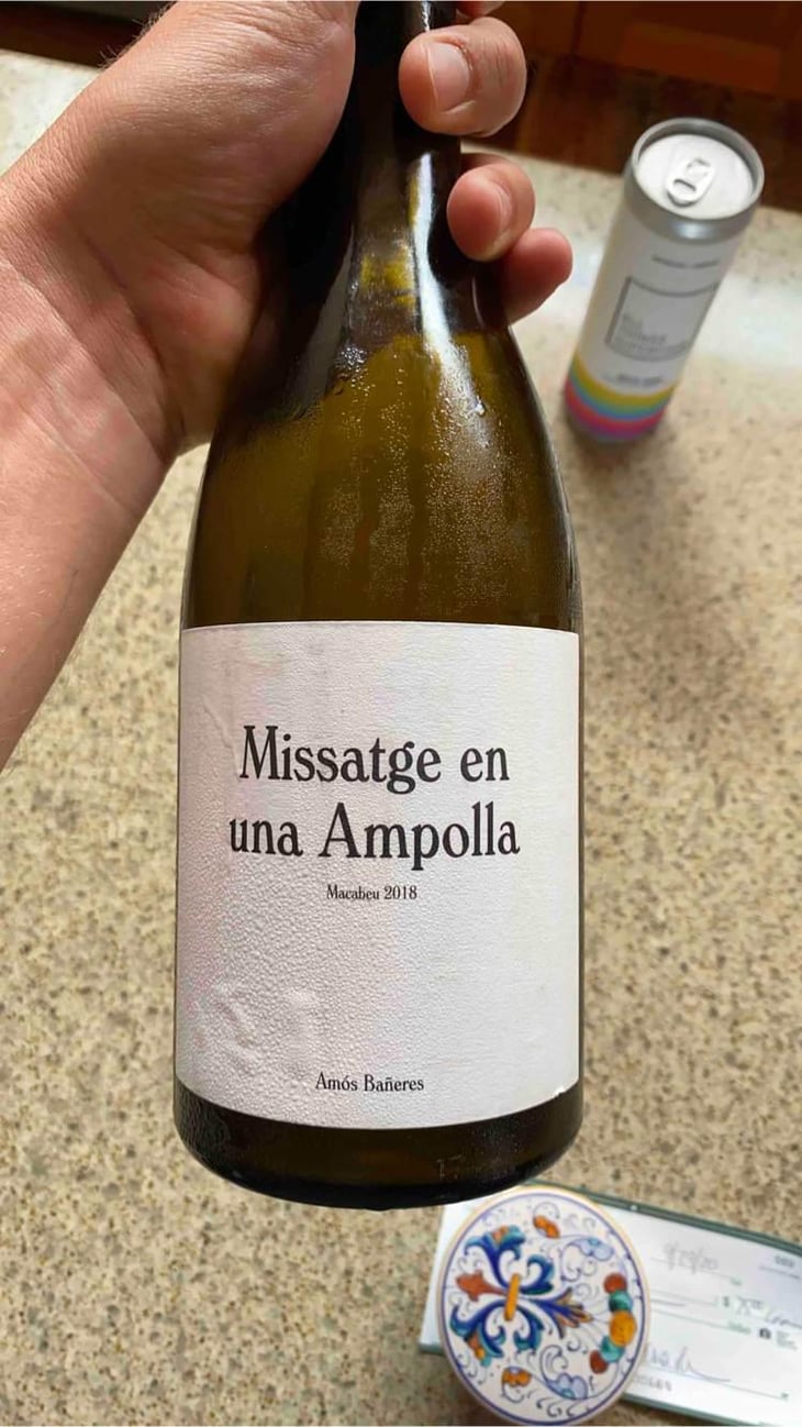 Missatge en una Ampolla - Vinya Oculta - Amós Bañeres 