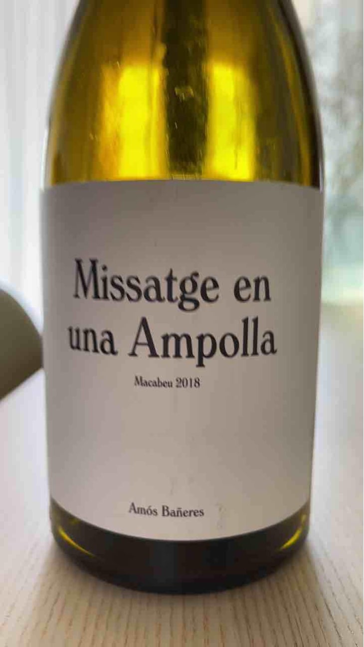 Missatge en una Ampolla - Vinya Oculta - Amós Bañeres 