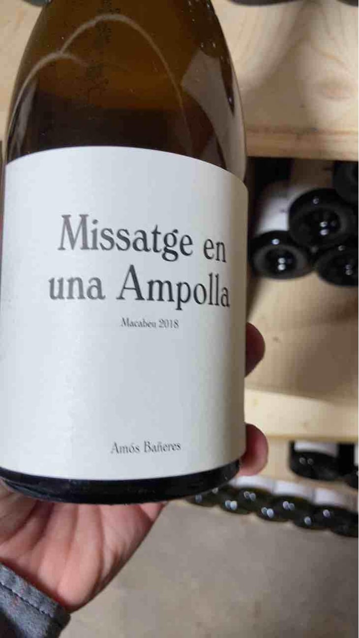 Missatge en una Ampolla - Vinya Oculta - Amós Bañeres 