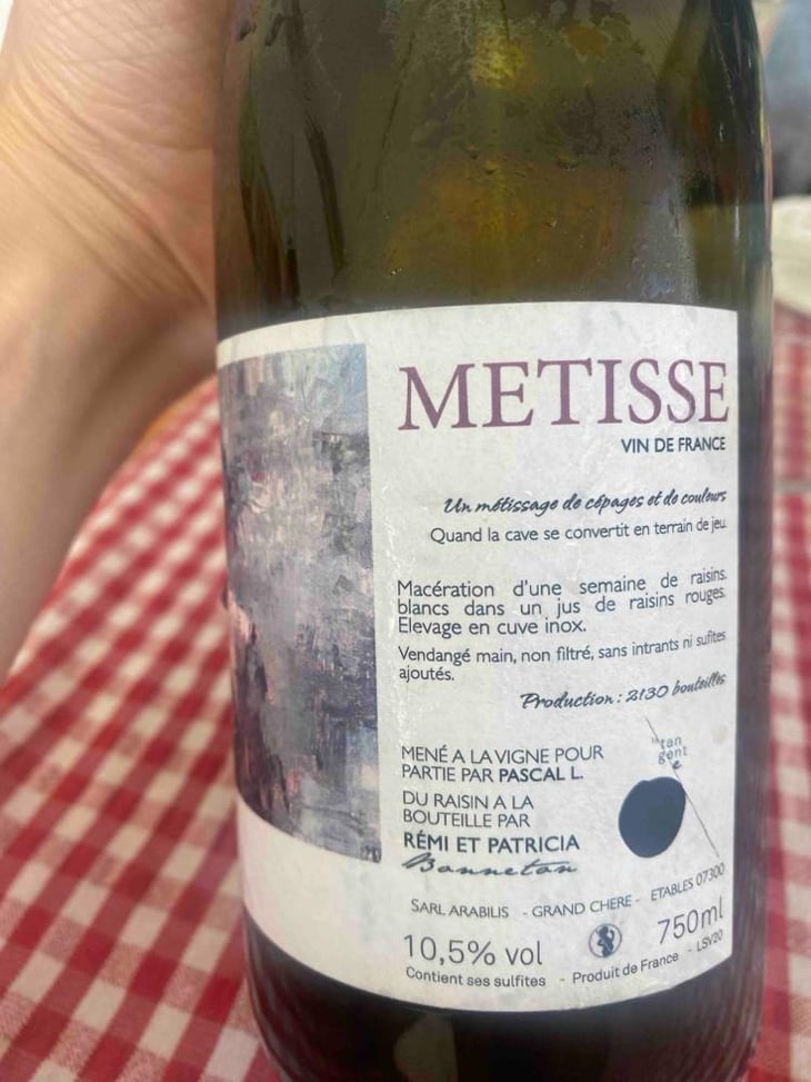 Metisse - Domaine de l'Alezan - Remi & Patricia Bonneton 