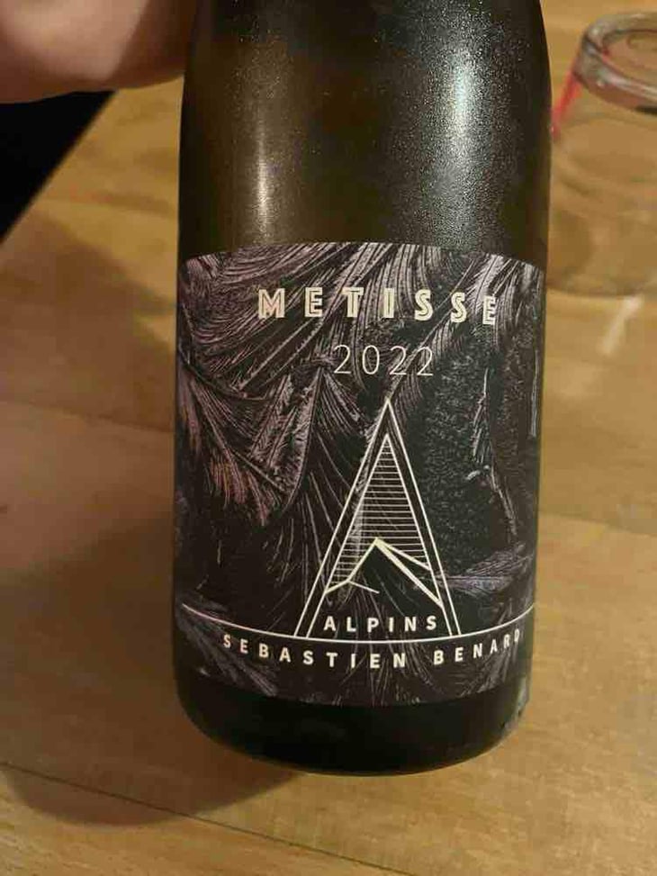 Métisse - Domaine Les Alpins - Sébastien Bénard -2016