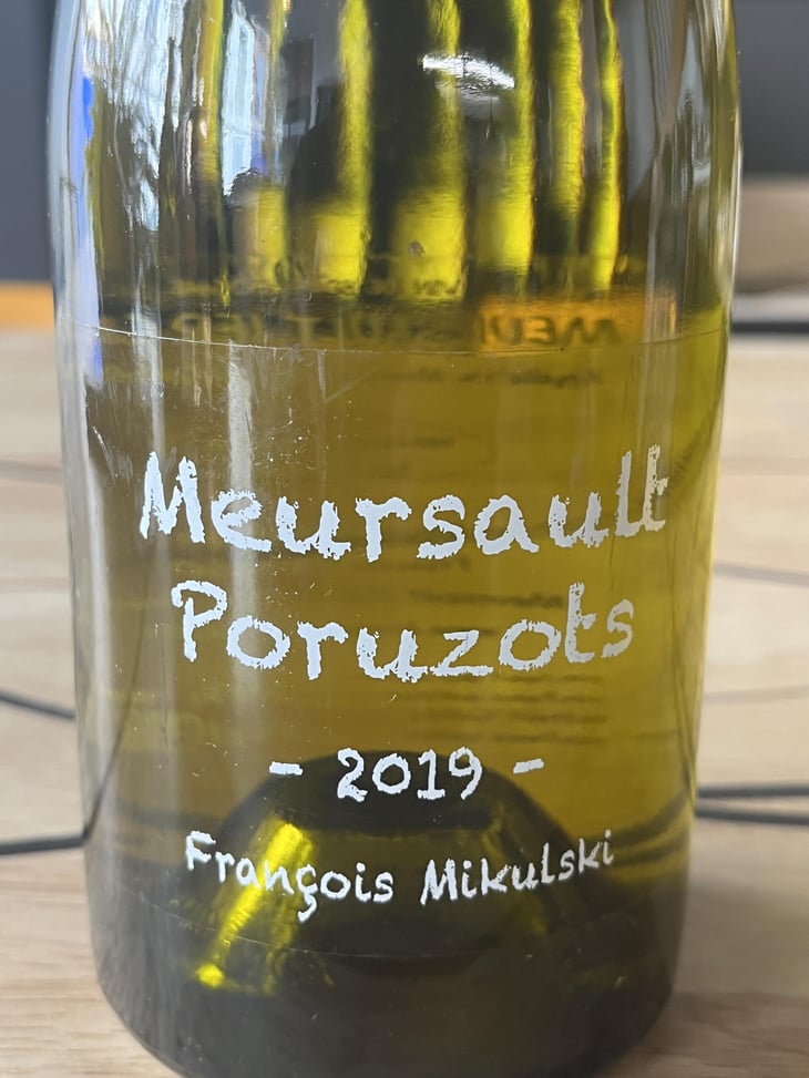 Meursault Poruzots - Francois mikulski - Marie-Pierre et François Mikulski -2019