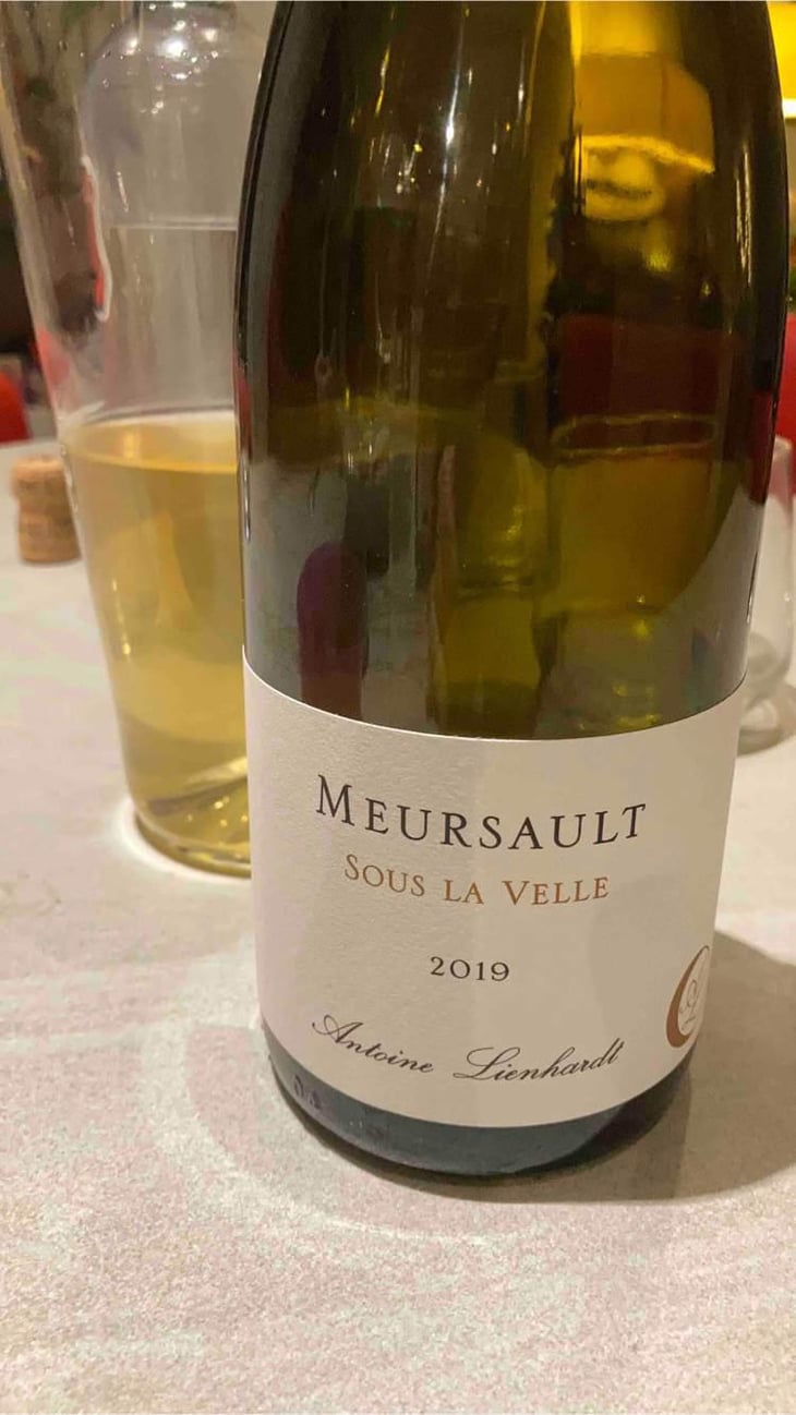 Meursault "Sous La Velle" - Antoine Lienhardt - Antoine Lienhardt 