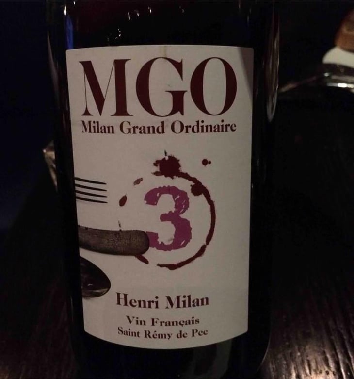 MGO Milan Grand Ordinaire - Domaine Milan - Emma, Théophile & Henri Milan 