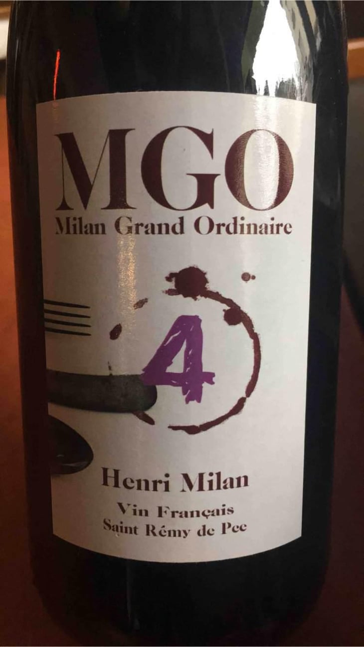 MGO Milan Grand Ordinaire - Domaine Milan - Emma, Théophile & Henri Milan 