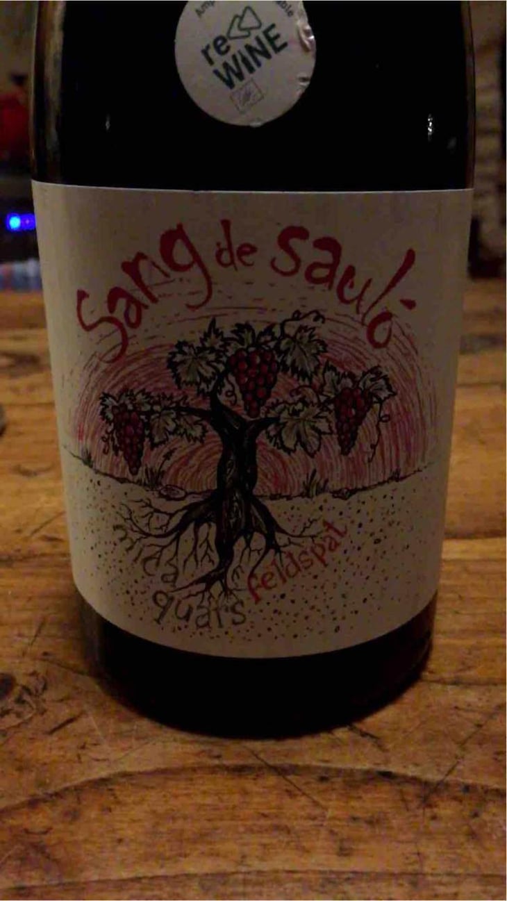 Sang de Saulò Mica Quars Feldspat - Celler Talcomraja - Cristina Prats & Joan Munich Arranz 