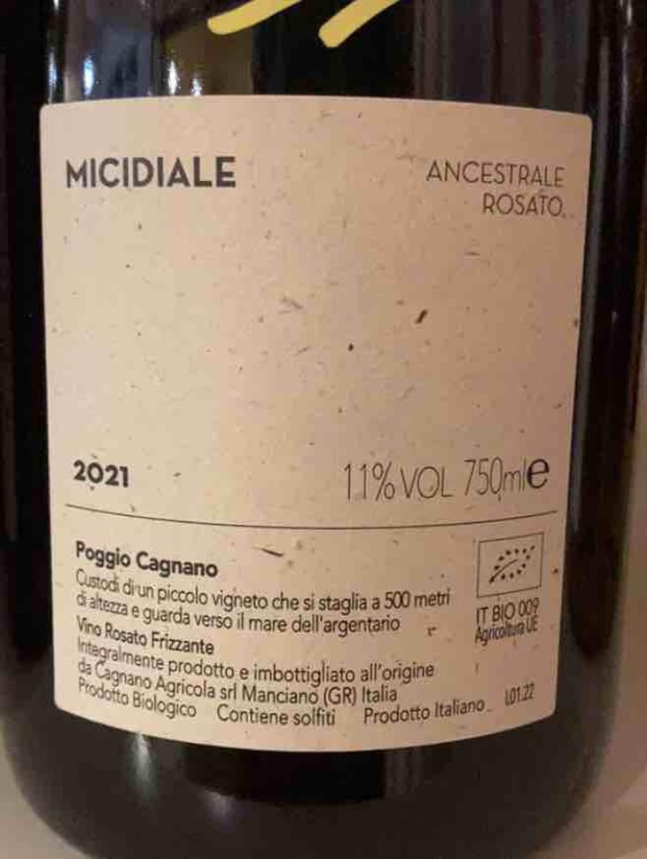 Micidiale Rosato - Poggio Cagnano - Alessandro Gobetti -2021