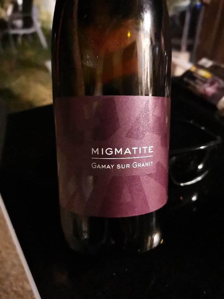 Migmatite - Vins de la Madone - Gilles Bonnefoy 