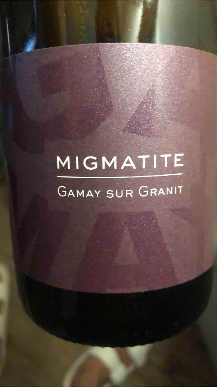 Migmatite - Vins de la Madone - Gilles Bonnefoy 