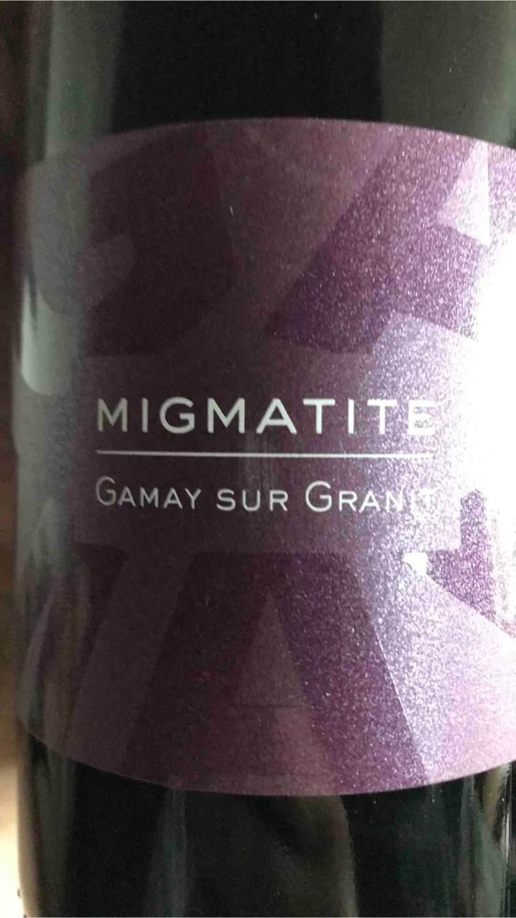 Migmatite - Vins de la Madone - Gilles Bonnefoy 