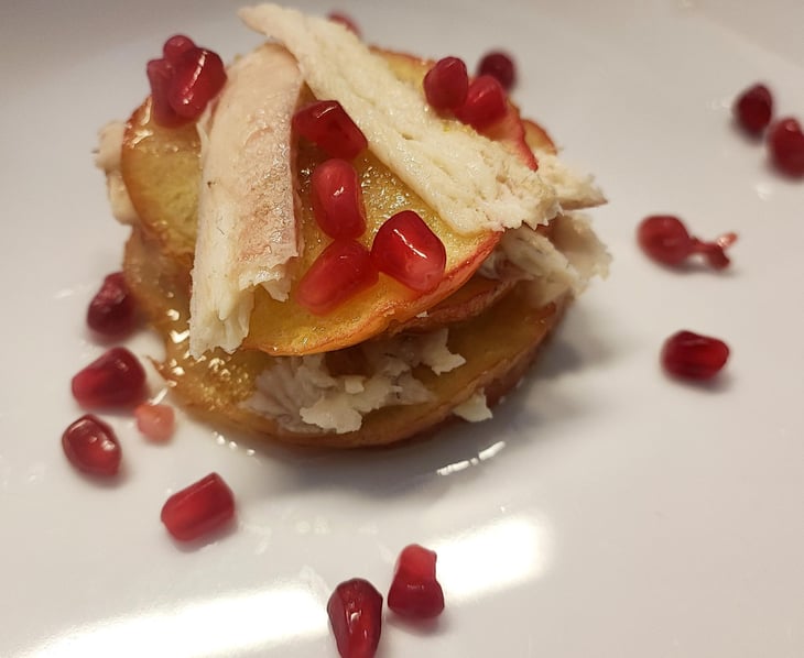 Millefoglie Mela E Anguilla - Ristorante Vecchia Piacenza - 751451