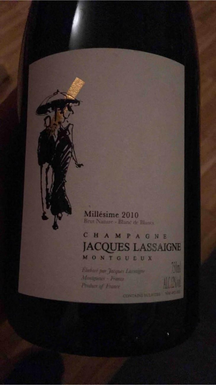 Millésime 2010 - Champagne Jacques Lassaigne - Emmanuel Lassaigne 