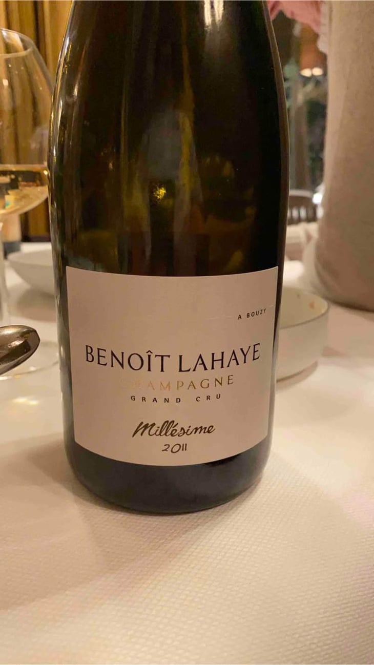 Millésime 2011 - Champagne Benoît Lahaye - Benoît Lahaye 