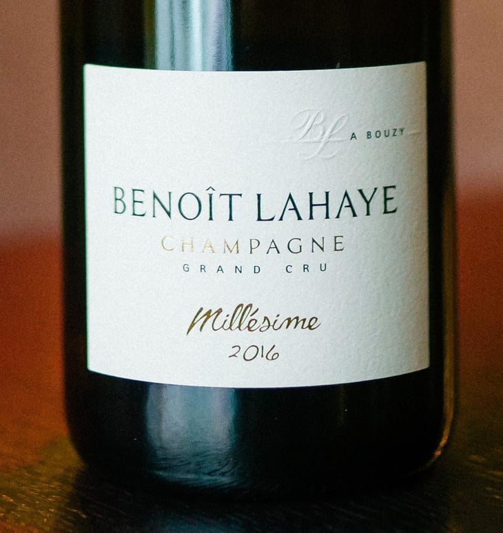 Millésime 2016 - Champagne Benoît Lahaye - Benoît Lahaye -2016