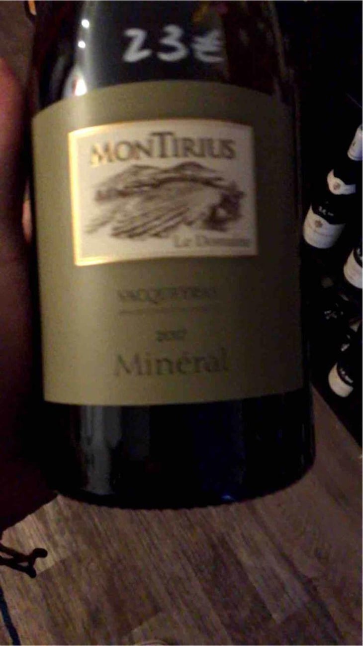 Mineral - Domaine Montirius - Justine, Manon, Christine & Eric Saurel 