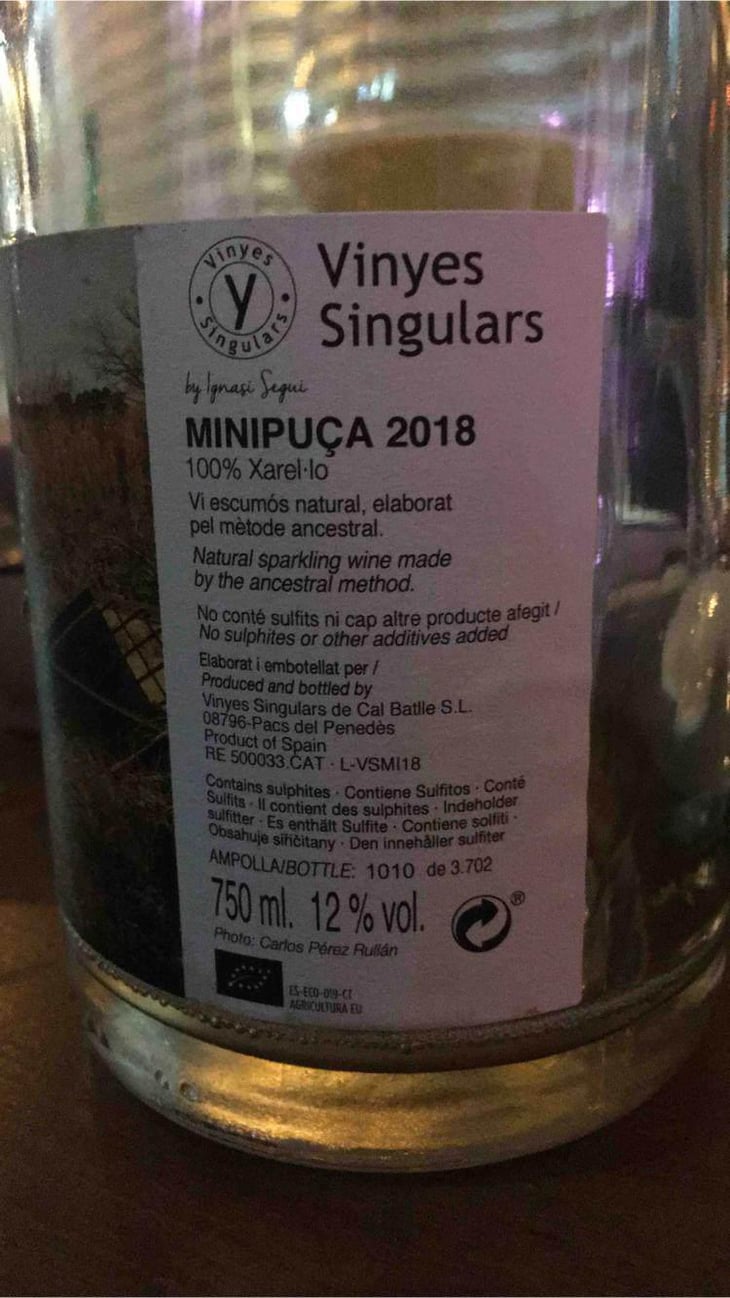 Minipuça - Vinyes Singulars - Ignasi Segui 
