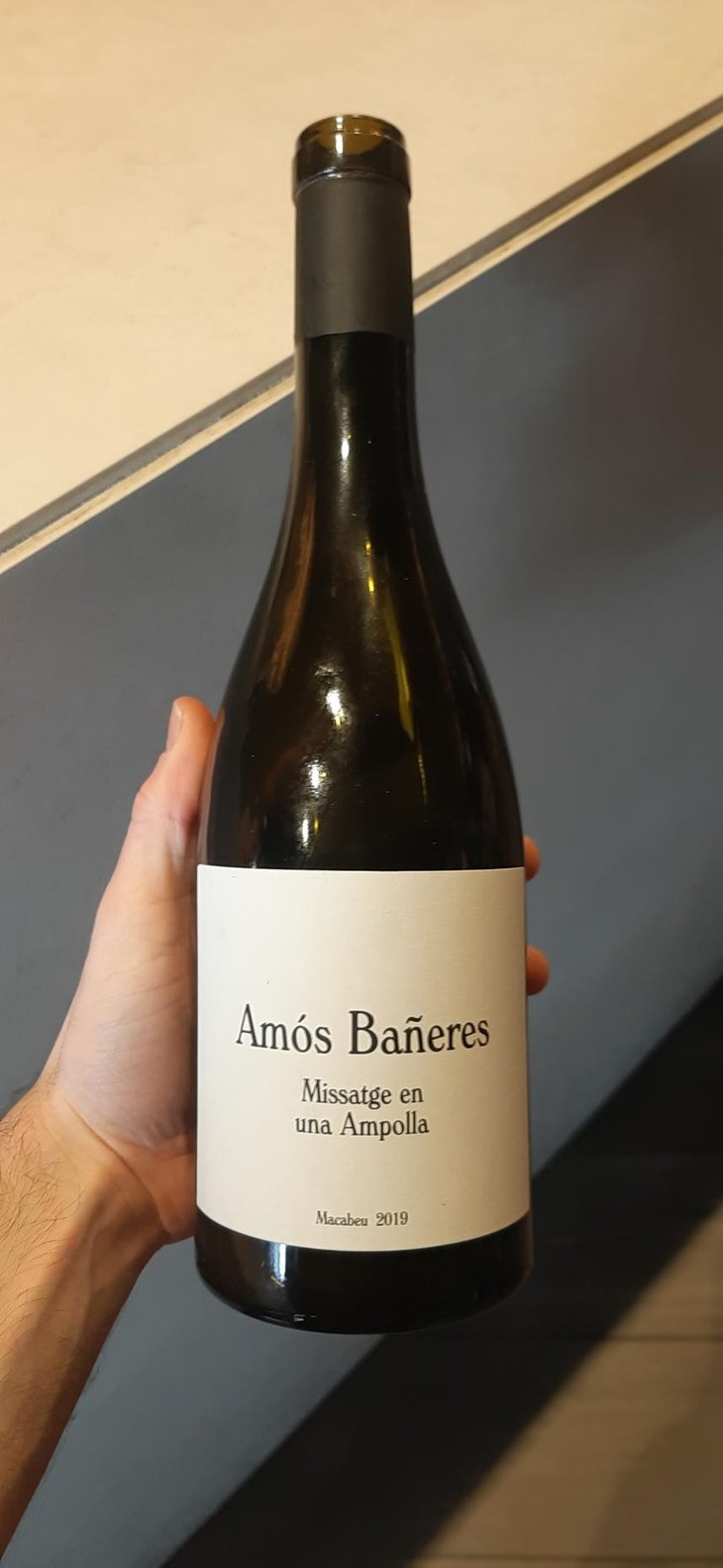 Missatge en una Ampolla - Vinya Oculta - Amós Bañeres 