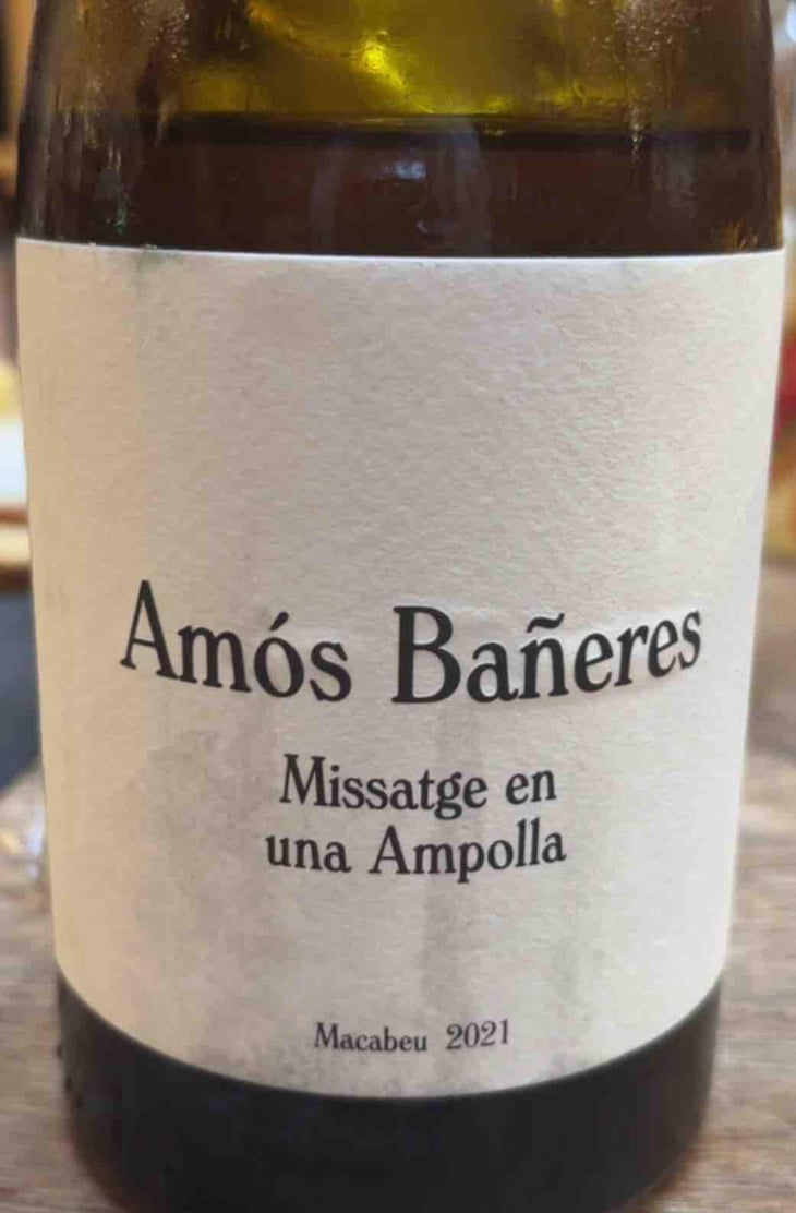Missatge en una Ampolla - Vinya Oculta - Amós Bañeres 