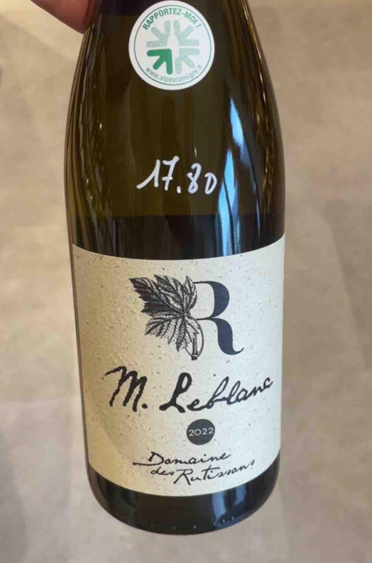 M. Leblanc - Domaine Des Rutissons - Laurent Fondimare et Wilfrid Debroize 