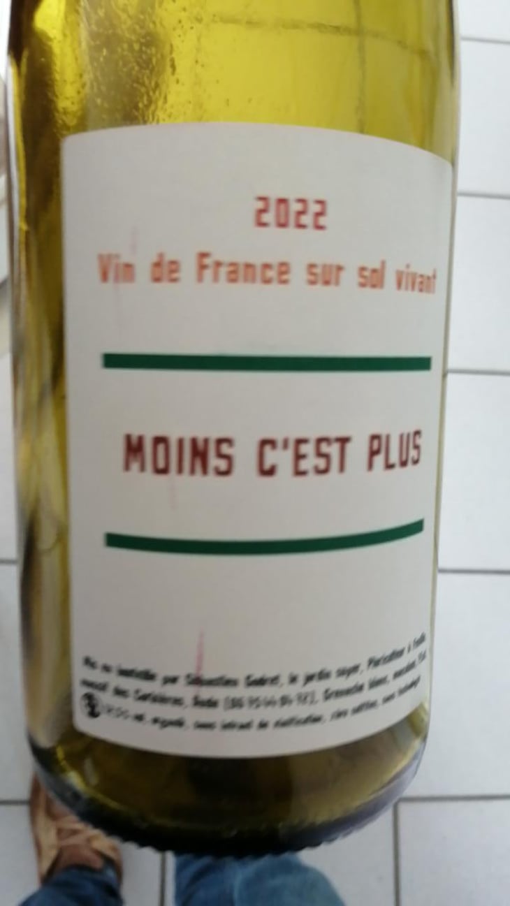 Moins C’est Plus - Le Jardin Super - Sebastien Godret -2021