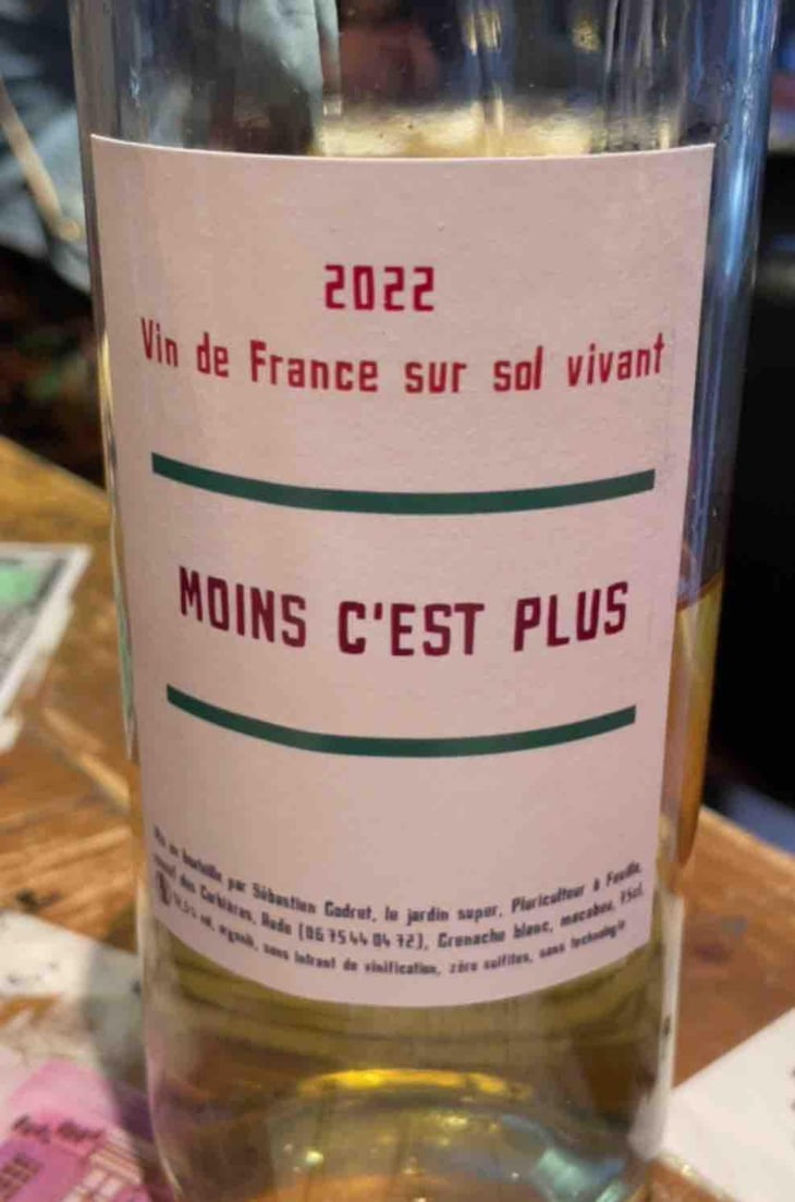 Moins c'est Plus - Le Jardin Super - Sebastien Godret -2022
