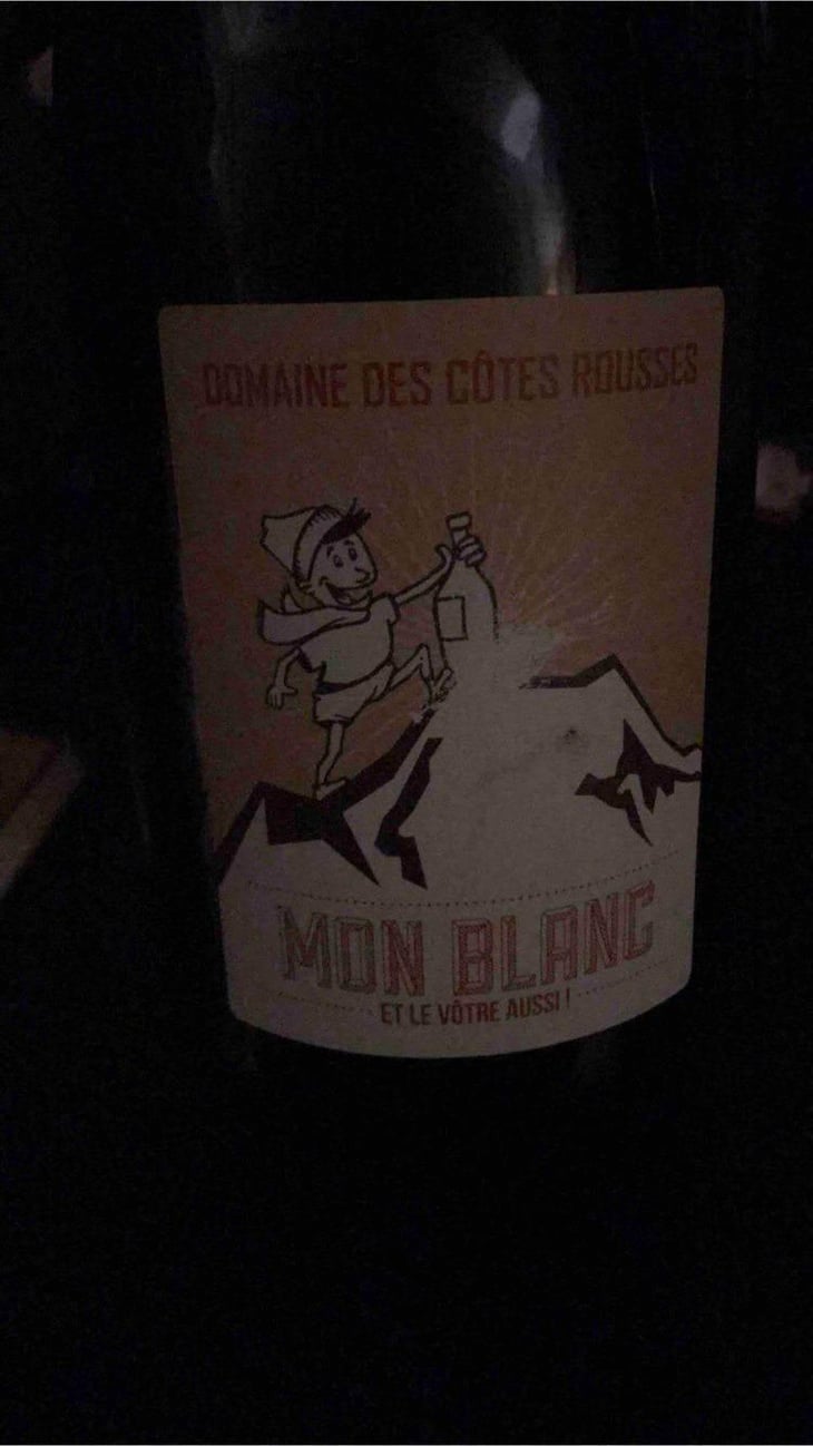 Mon Blanc - Ça Boit Libre - Damien Bastian Goddard 
