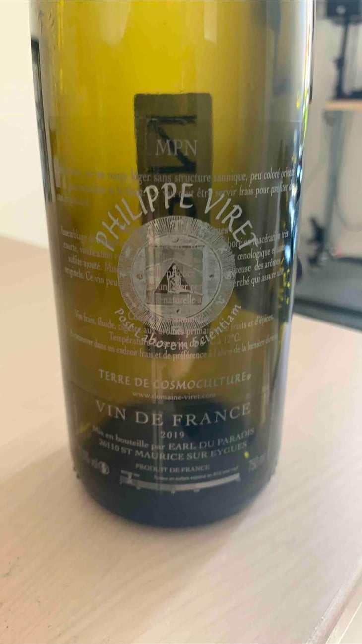 Mon Pinot Noir (MPN) - Viret - Philippe & Alain Viret 