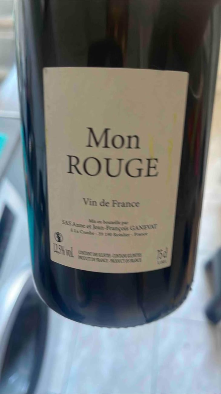 Mon Rouge - Domaine Ganevat - Anne & Jean-François Ganevat 