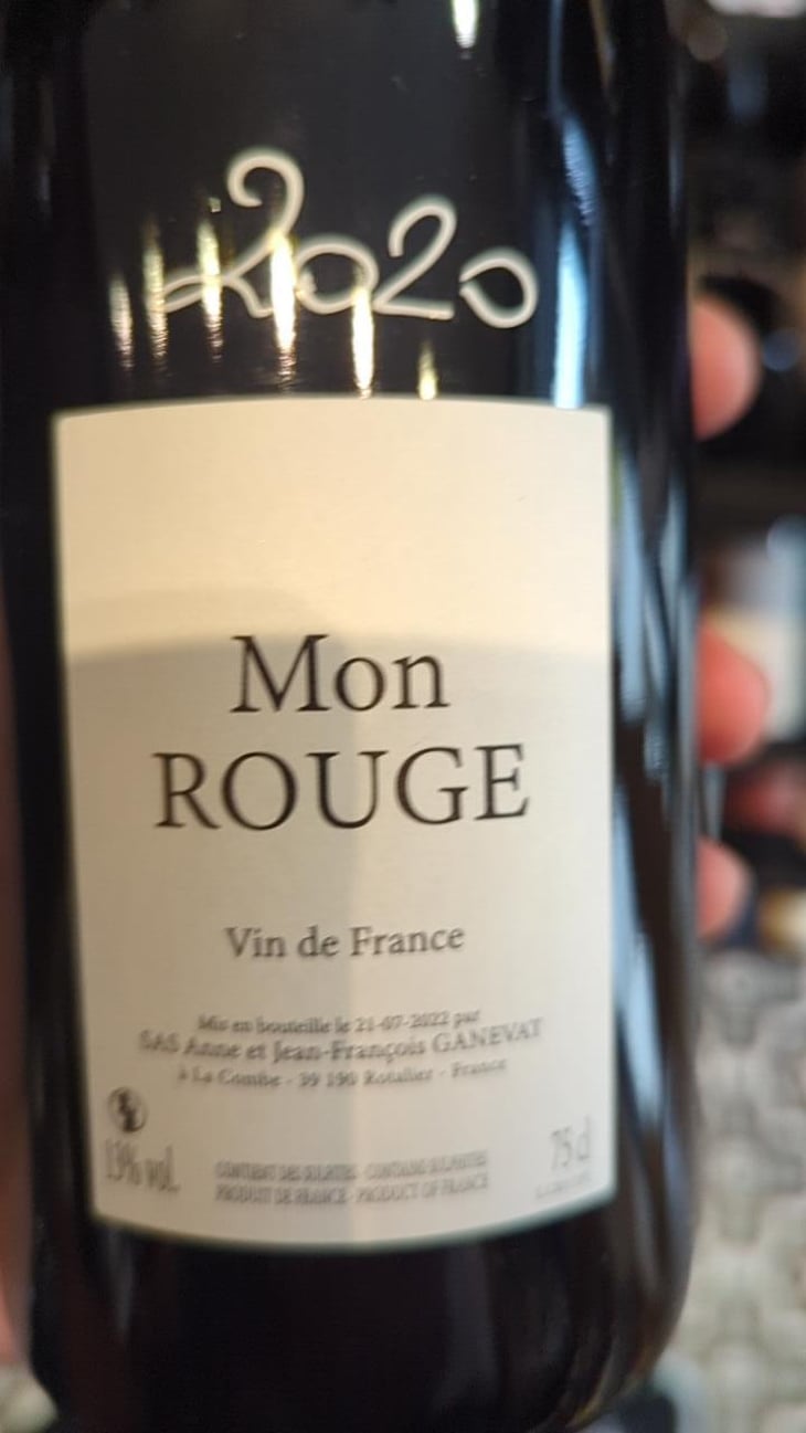Mon Rouge - Domaine Ganevat - Anne & Jean-François Ganevat 