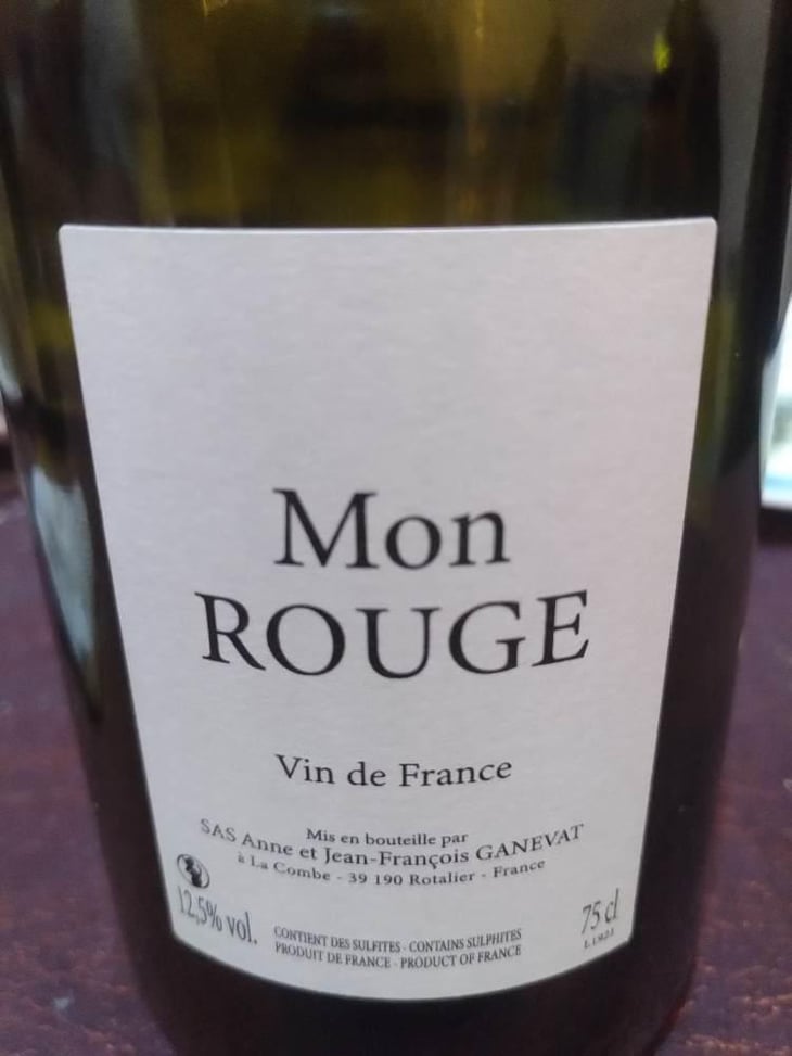 Mon Rouge - Domaine Ganevat - Anne & Jean-François Ganevat 