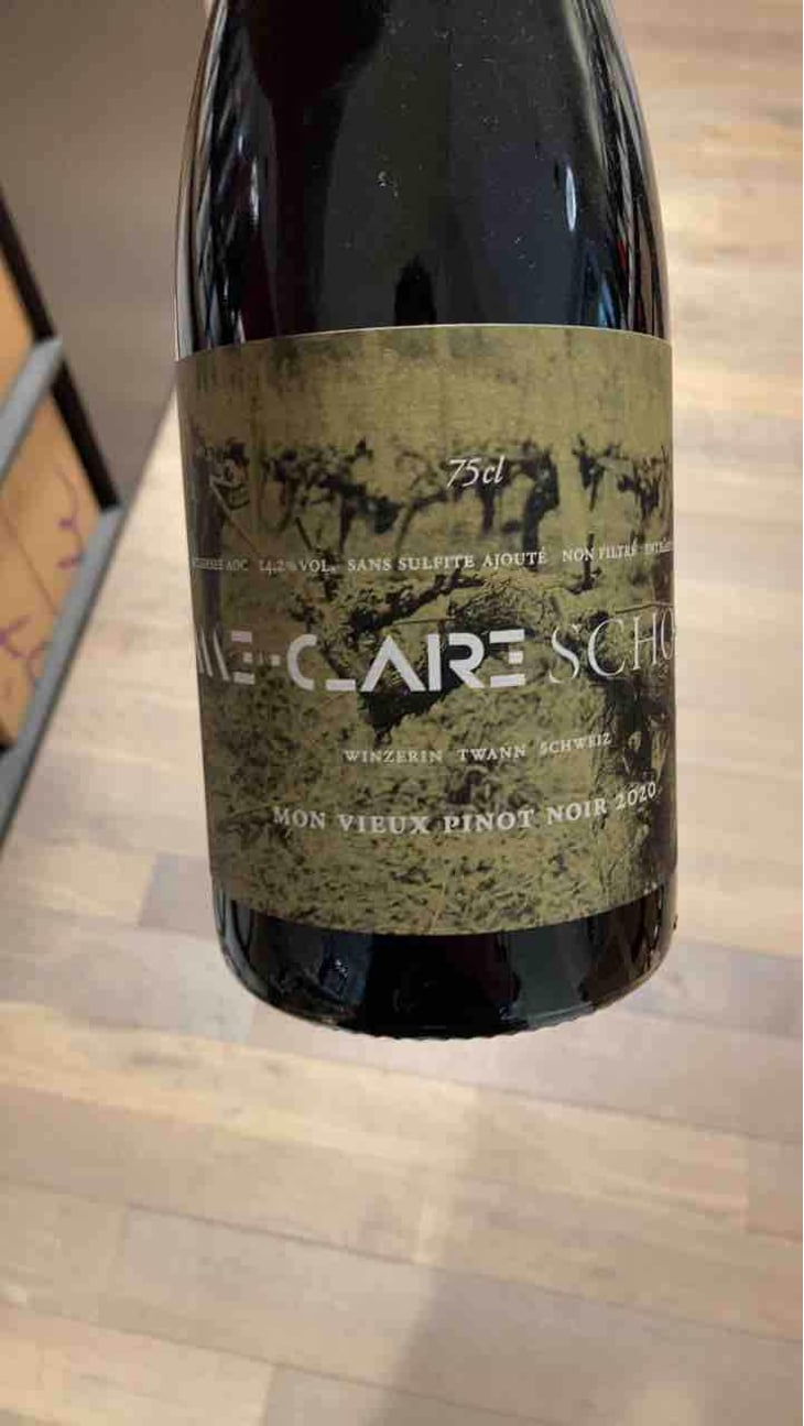 Mon Vieux Pinot Noir - Schott Weine - Aroma der Landschaft - Anne-Claire Schott 