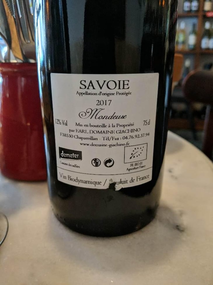 Mondeuse - Domaine Giachino - Frédéric, David & Clément Giachino 