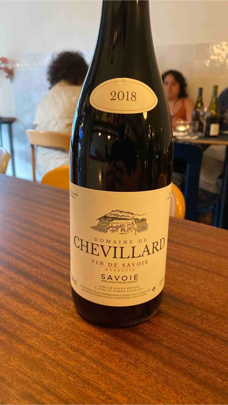 Mondeuse - Domaine Chevillard - Matthieu Goury & Guillemette Renard -2018