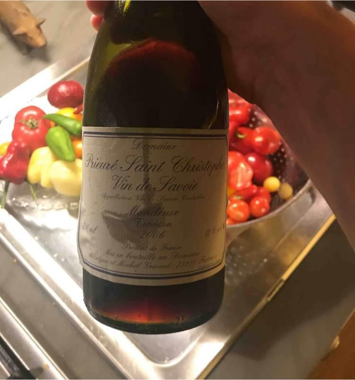 Mondeuse Tradition - Vin de Savoie - Domaine Prieuré Saint-Christophe - Roselyne & Michel Grisard (Retired) 