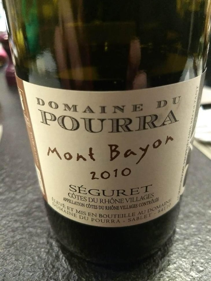 Mont Bayon Séguret - Domaine Du Pourra - Jean-Christian Mayordome 