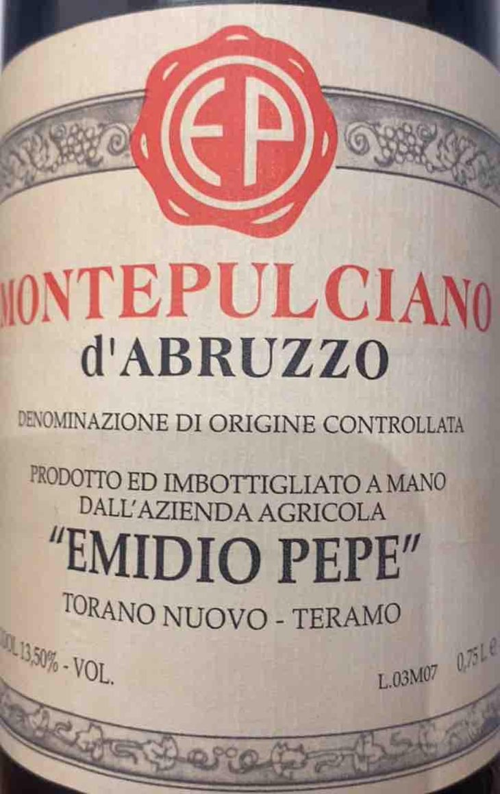 Montepulciano d'Abruzzo - Az. Agr. Emidio Pepe - Daniela & Sofia Pepe 
