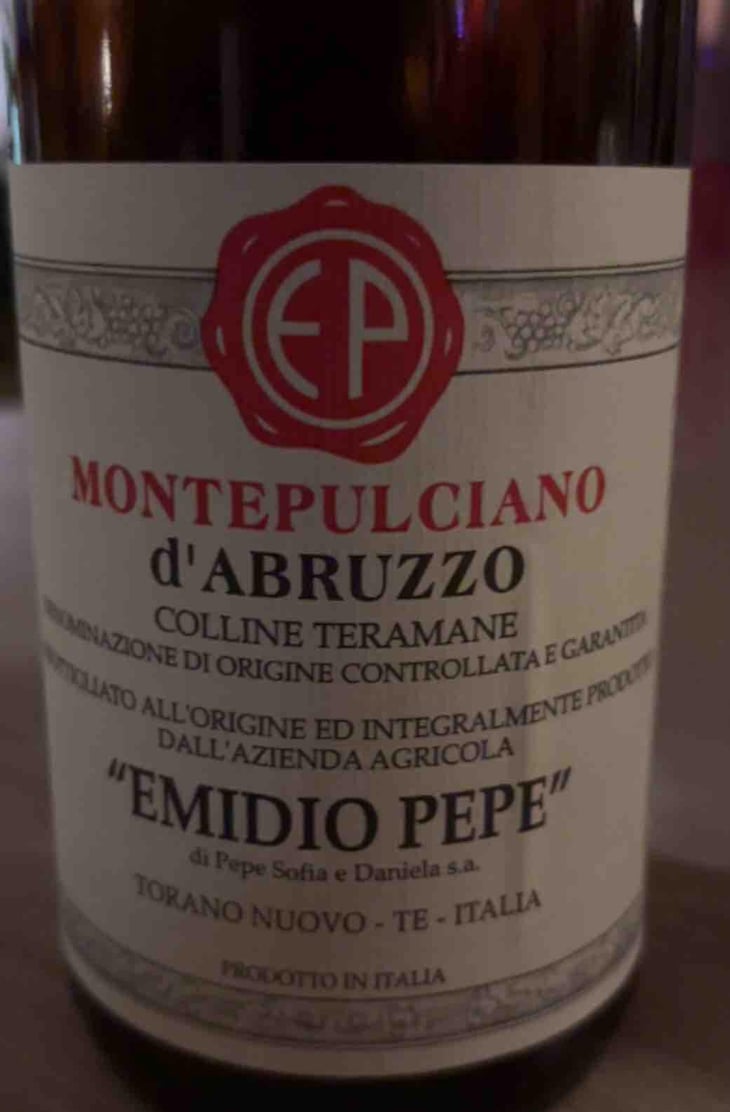 Montepulciano d'Abruzzo - Az. Agr. Emidio Pepe - Daniela & Sofia Pepe 
