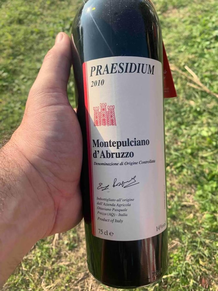 Montepulciano d’Abruzzo Riserva DOC - Praesidium - Enzo, Lucia, Antonia et Ottaviano Pasquale 