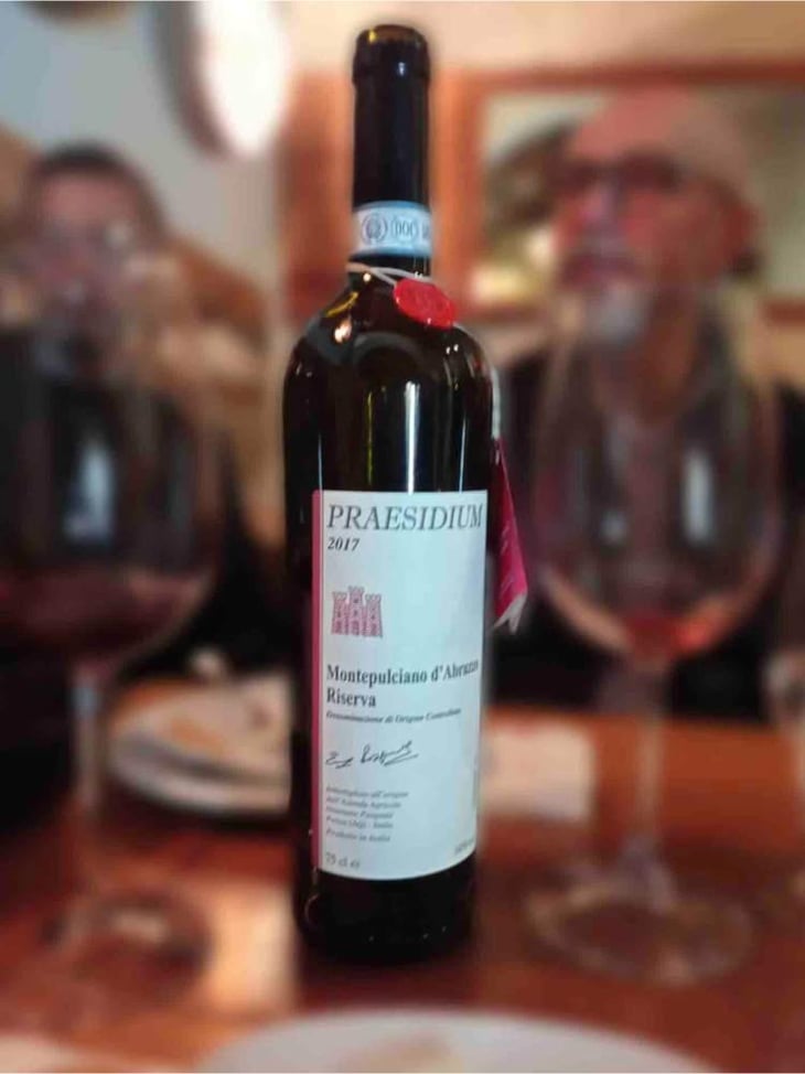 Montepulciano d’Abruzzo Riserva DOC - Praesidium - Enzo, Lucia, Antonia et Ottaviano Pasquale 