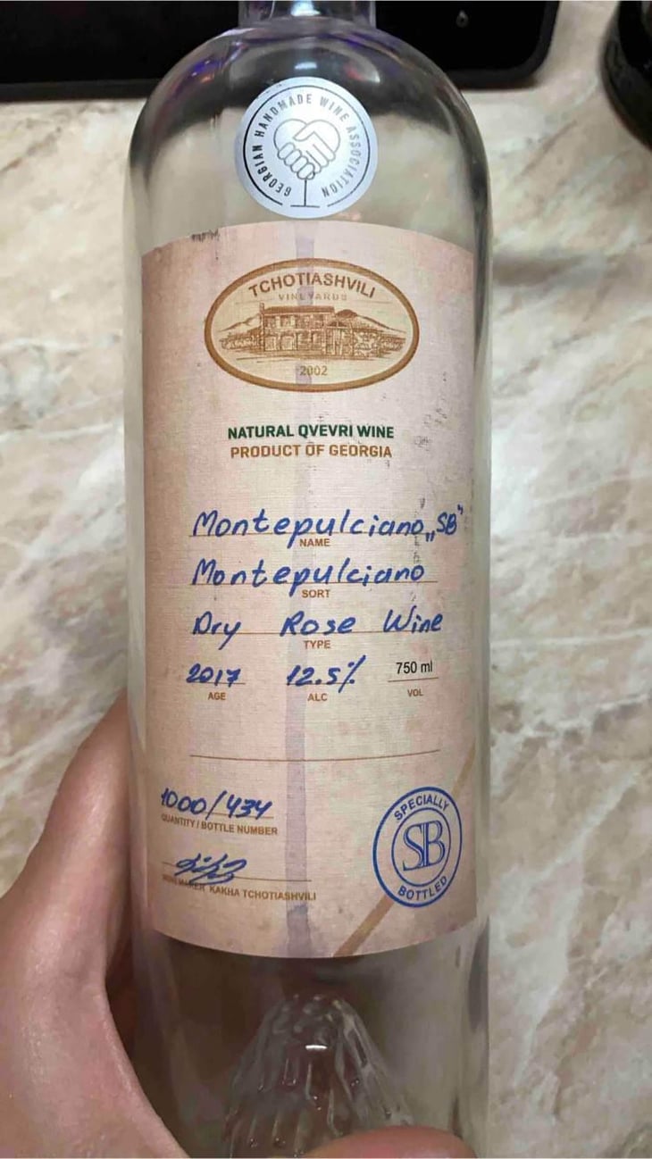 Montepulciano “SB” - Tchotiashvili Vineyard - Kahka Tchotiashvili 
