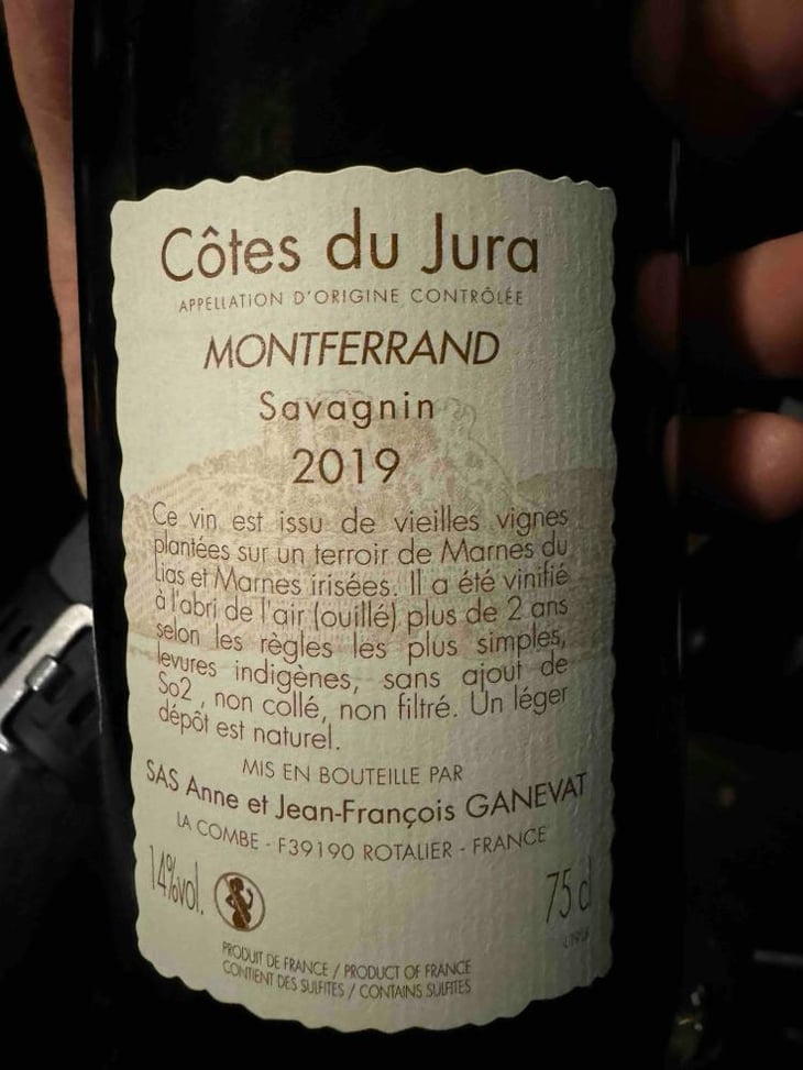 Montferrand - Domaine Ganevat - Anne & Jean-François Ganevat 