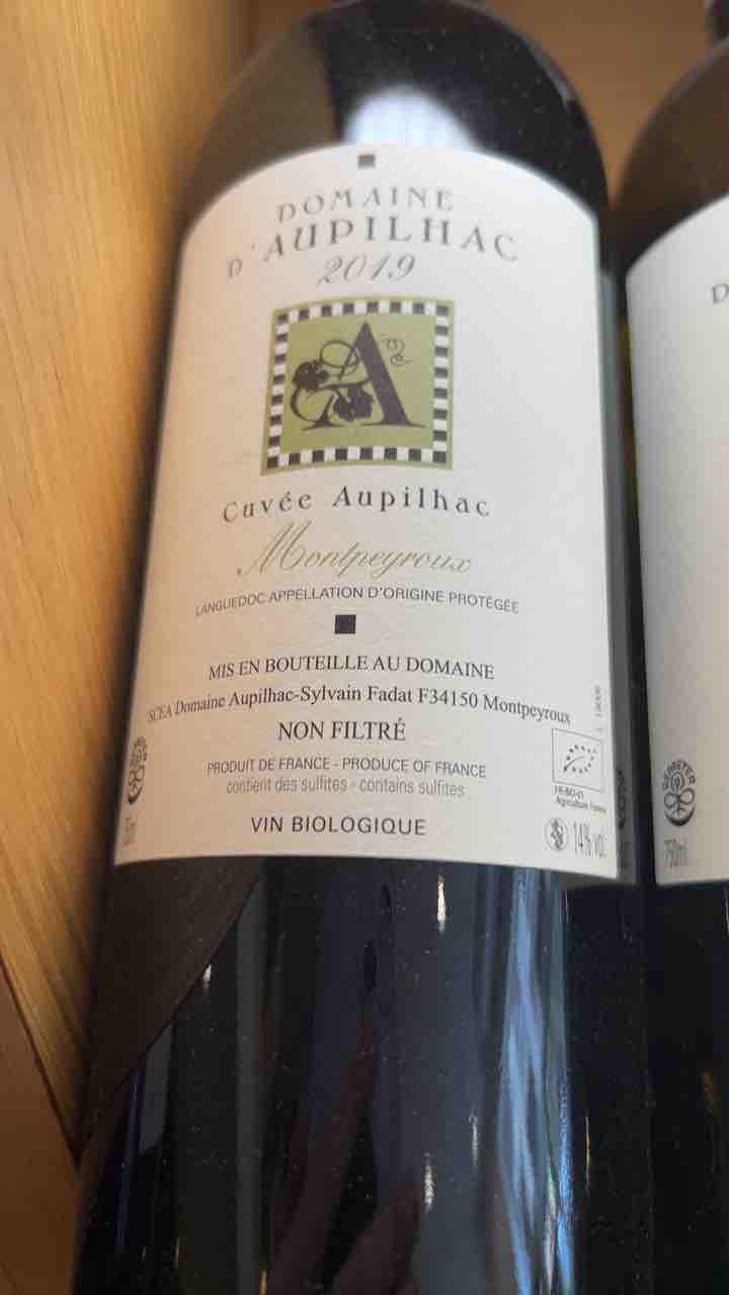 Cuvée Aupilhac - Domaine d'Aupilhac - Désirée & Sylvain Fadat 