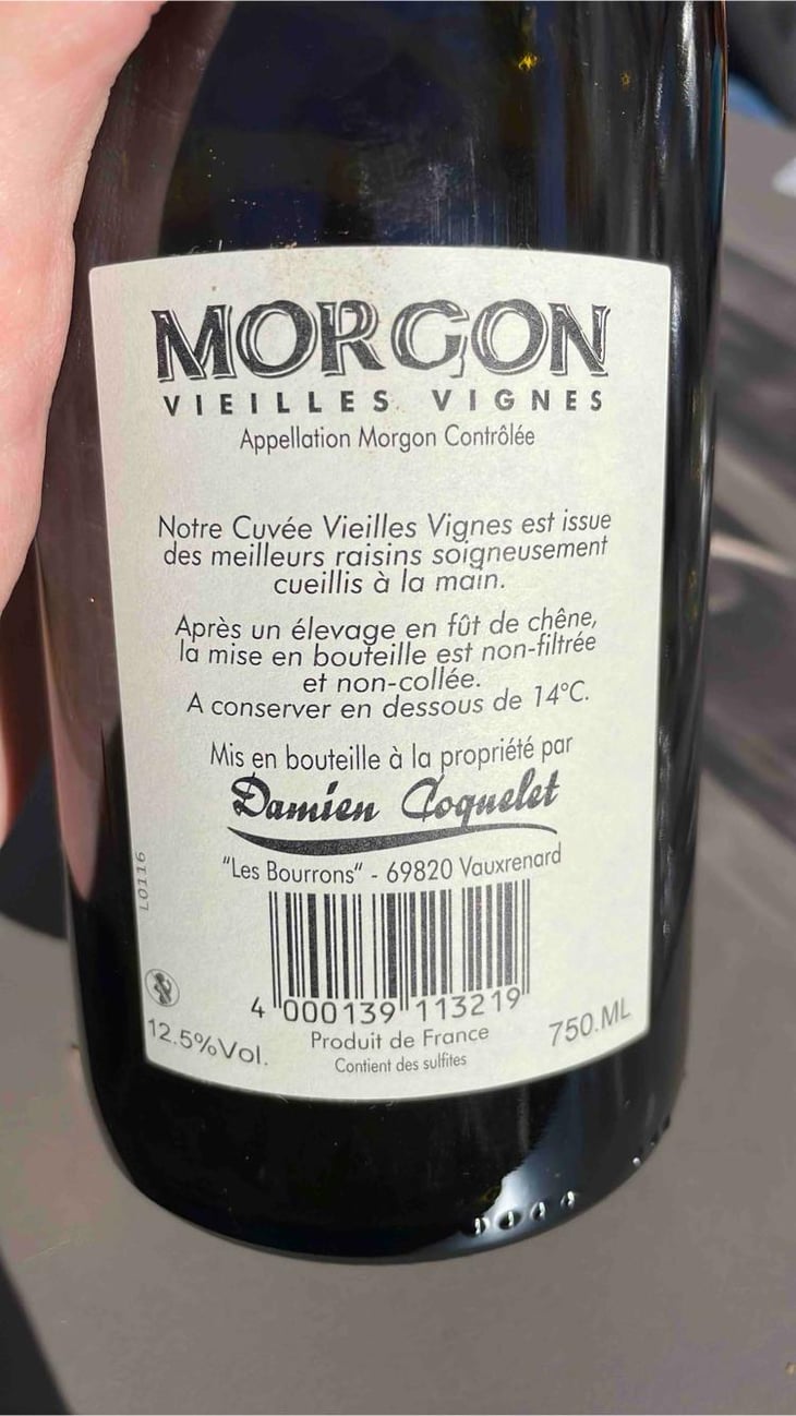Morgon Côtes du Py Vieilles Vignes - Damien Coquelet - Damien Coquelet 
