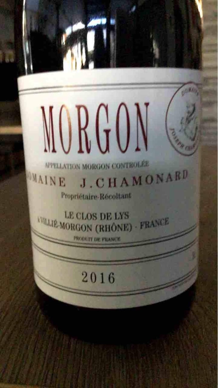Morgon Le Clos de Lys - Domaine Chamonard - Jean-Claude, Jeanne & Geneviève Chanudet 
