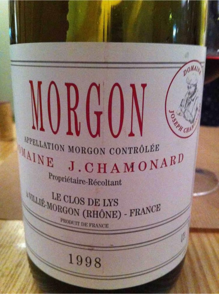 Morgon Le Clos de Lys - Domaine Chamonard - Jean-Claude, Jeanne & Geneviève Chanudet 